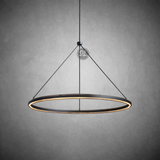 Radiant Vintage Round Chandelier 36"
