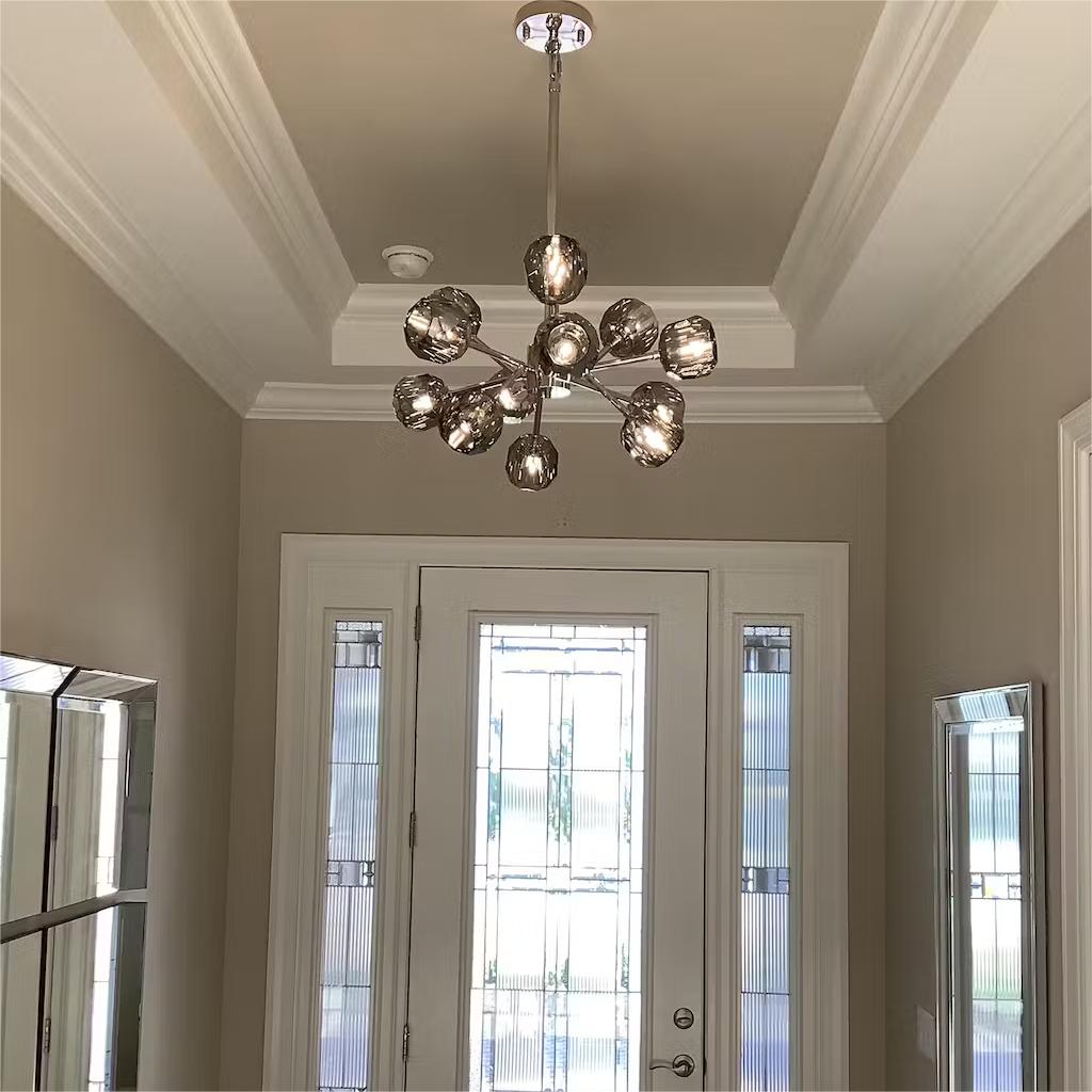 Dawn- Modern Design Niche Unique Hexagonal Crystal Ball  Oval Chandelier 48"/ 60"/ 72"