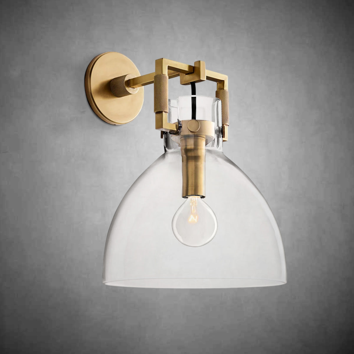 Funda Glass Cloche Sconce