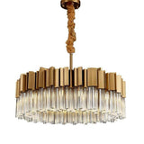 Denise Bobon Kubica Round Crystal Chandelier
