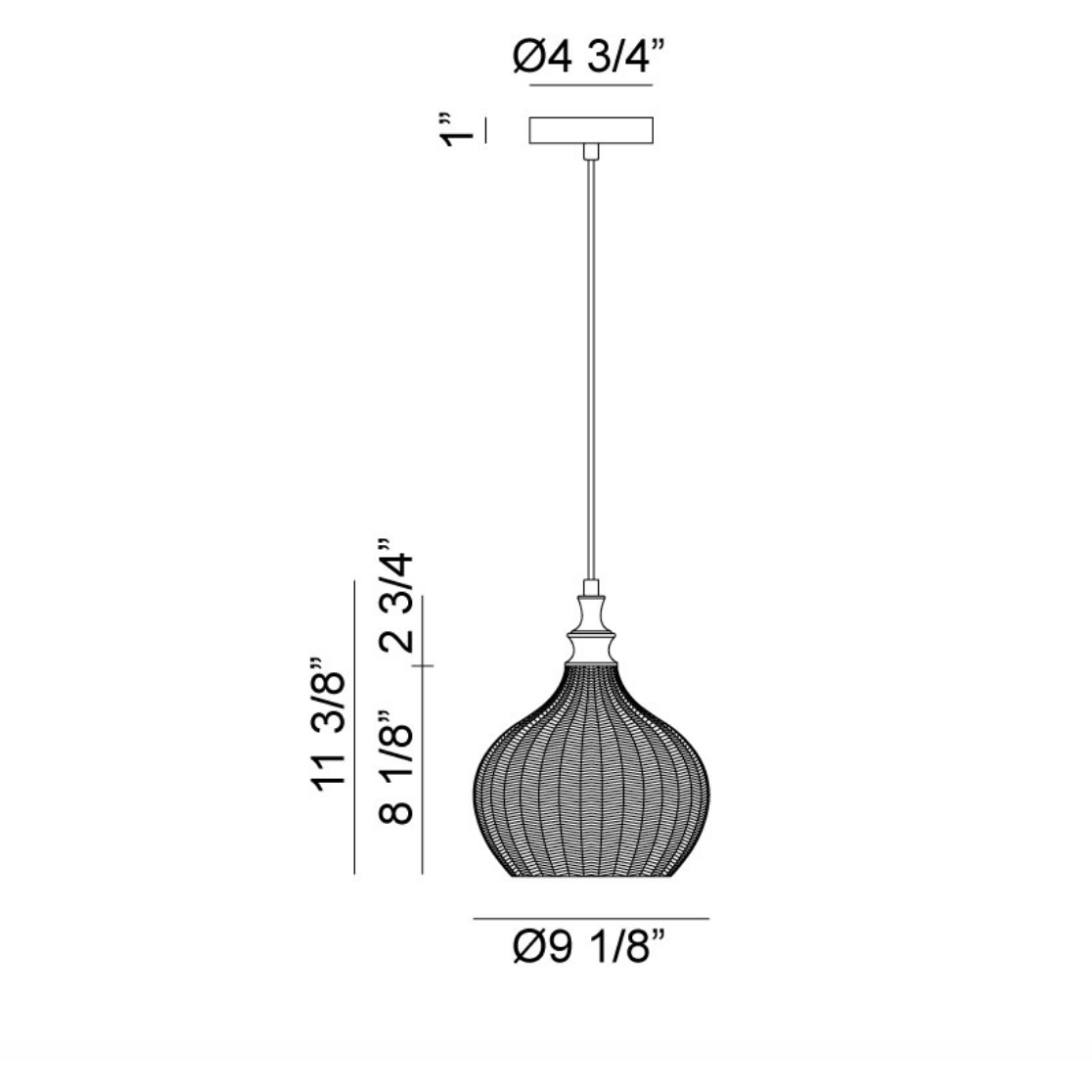 Renity 11" Pendant