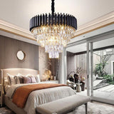 Denise Bobon Conical Crystal Chandelier