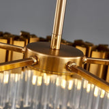 Denise Bobon Kubica Oval Crystal Chandelier