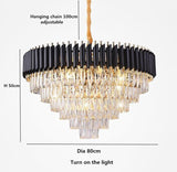 Denise Bobon Conical Crystal Chandelier
