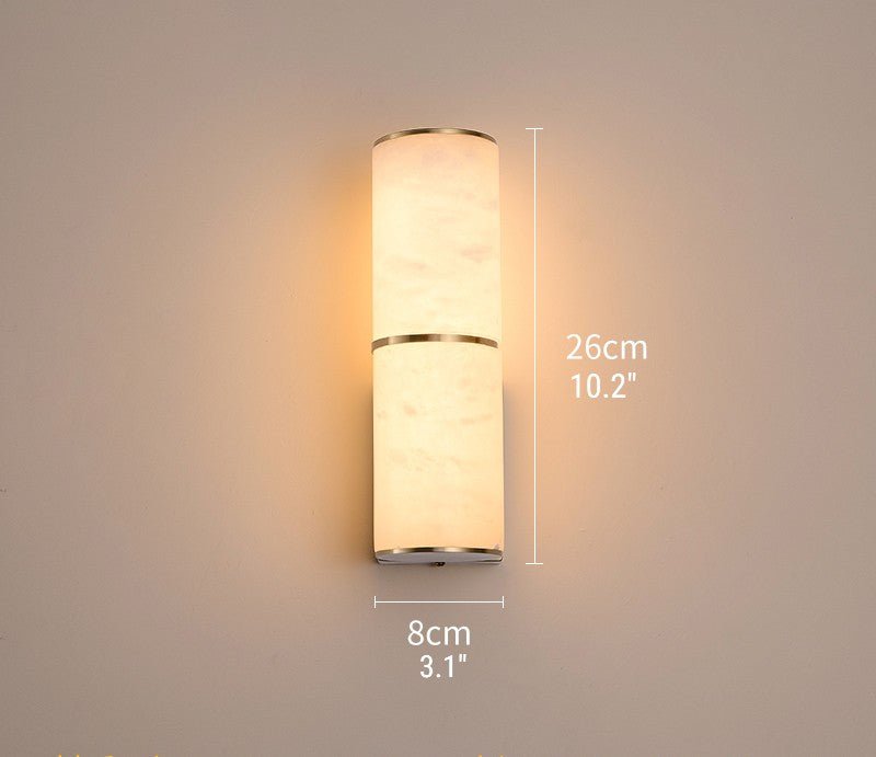 Deniselamp® Creative Marble Wall Lamp in Postmodern Style for Dining Room, Bedroom image | luxury lighting | marble wall lamps