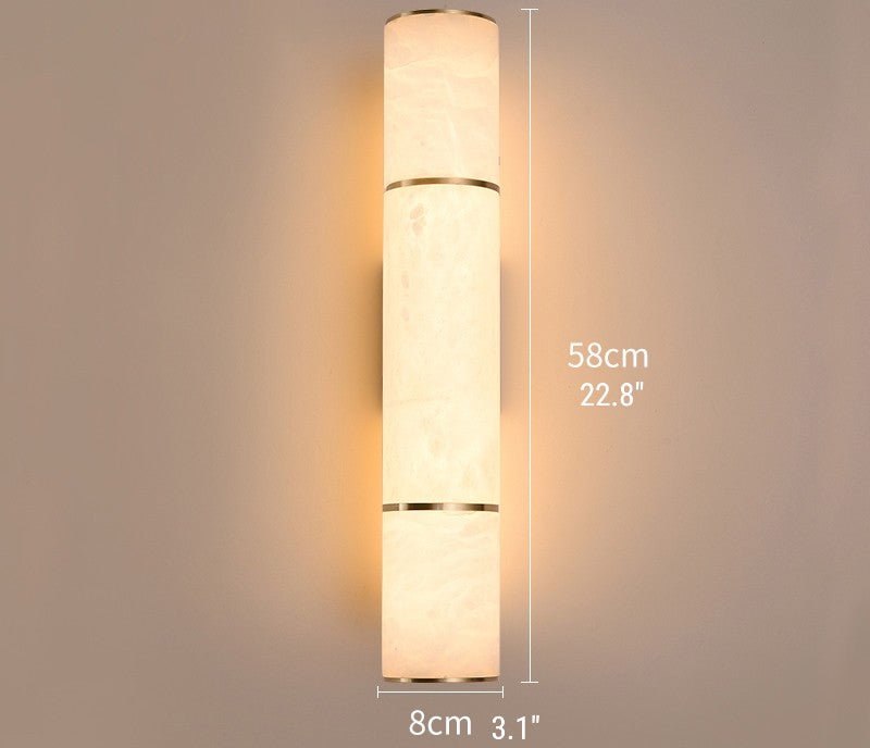 Deniselamp® Creative Marble Wall Lamp in Postmodern Style for Dining Room, Bedroom image | luxury lighting | marble wall lamps