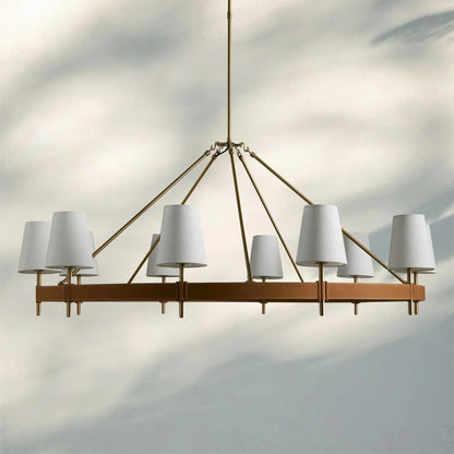 Hasting 6-Light Halo Chandelier