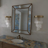 Denise Rhea Palms Crystal Sconce