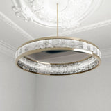 Rock Crystal Concorde Chandelier 40'' 50''