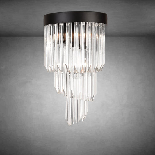 Denise Rhea Palms Crystal Sconce