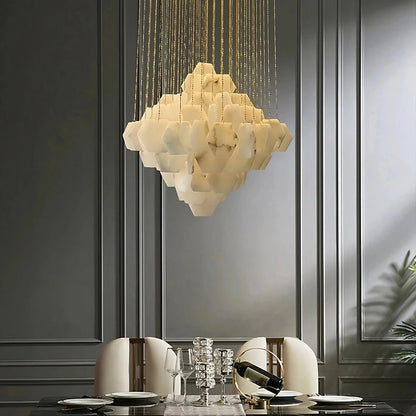 Noah Natural Alabaster Modern Chandelier