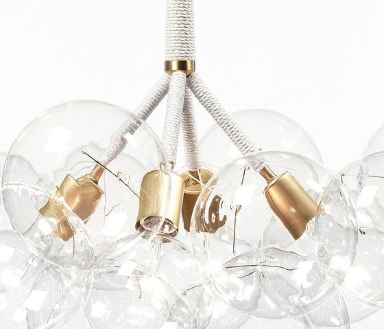 Oliver Bubble Glass Chandelier Supra 38''