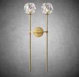 Bolura De Cristal Glass Grand Double Sconce