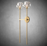 Bolura De Cristal Glass Grand Double Sconce