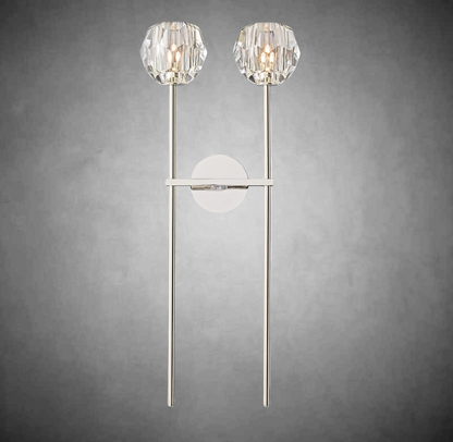 Bolura De Cristal Glass Grand Double Sconce