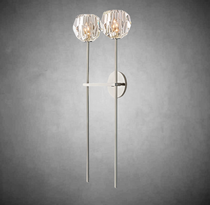 Bolura De Cristal Glass Grand Double Sconce