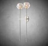 Bolura De Cristal Glass Grand Double Sconce