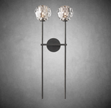 Bolura De Cristal Glass Grand Double Sconce