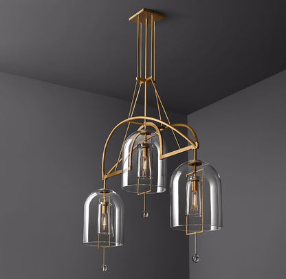 Fansiica Linear Chandelier 61" 3-Lights