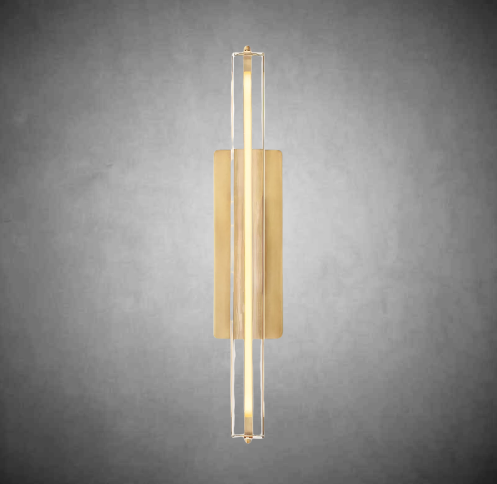 Aurivox Crystal Single Sconce