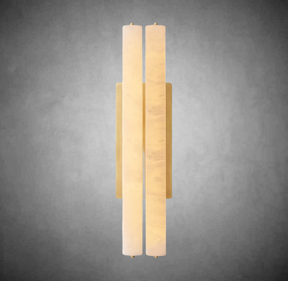 Aurivox Alabaster Double Sconce