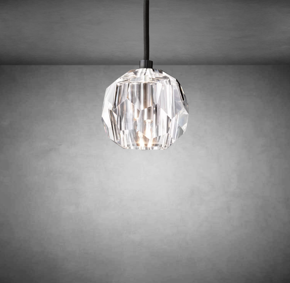 Bolura De Cristal Glass Cord Pendant