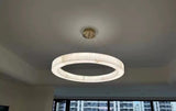 Culoud Real Alabaster Ring Chandelier