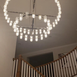 Wine-Glass 2-Tier Round Chandelier 60",108-Lights