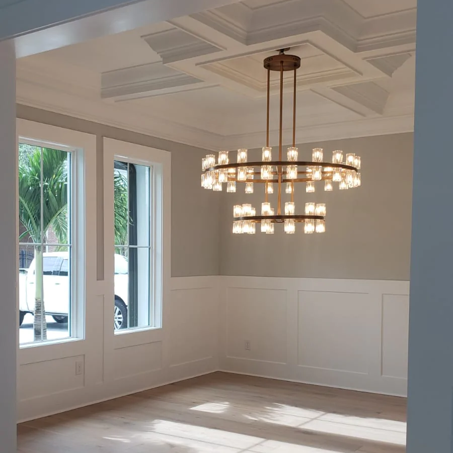 2-Tier Wine-Glass Round Chandelier 60",108-Lights