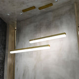Alabaster Simple Linear Kitchen Island Chandelier - thebelacan