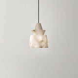 Brianna Alabaster Pendant Light Coffee Table, Island Mini Chandelier