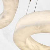 Culoud Real Alabaster Ring Chandelier