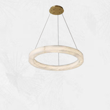 Culoud Real Alabaster Ring Chandelier