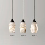 Tobey Alabaster Pendant Lighting, Interior Hanging Chandelier