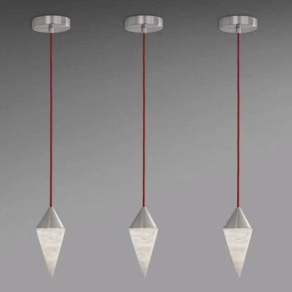 Hannah Alabaster Chandelier,  Simple Pendant Light