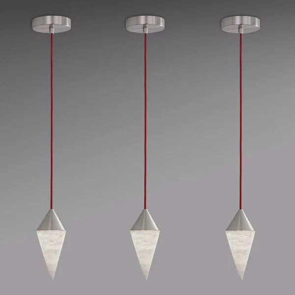 Hannah Alabaster Chandelier,  Simple Pendant Light