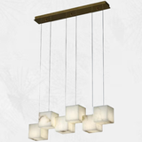 Culoud Alabaster Cubic Pendant