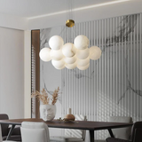Culoud Modern Pearl Alabaster Ball Pendant Light