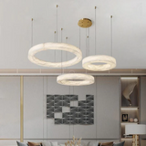 Culoud Real Alabaster Ring Chandelier