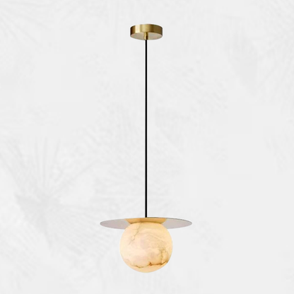 Culoud Spanish Alabaster Bedside Pendant