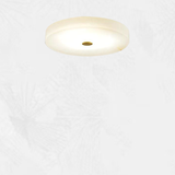 Culoud Modern Round Alabaster Flush Mounted chandelier