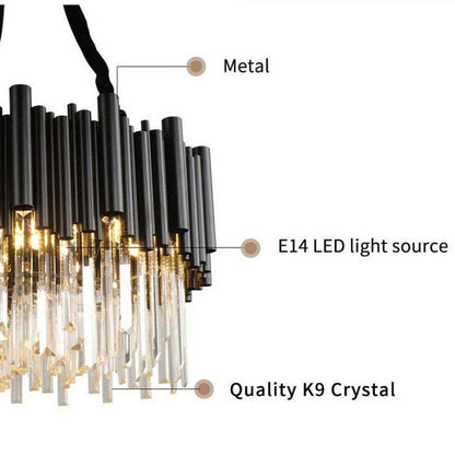 Glacia Modern Crystal Chandelier