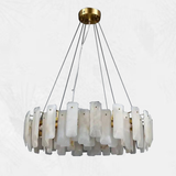 Culoud Alabaster Round Chandelier