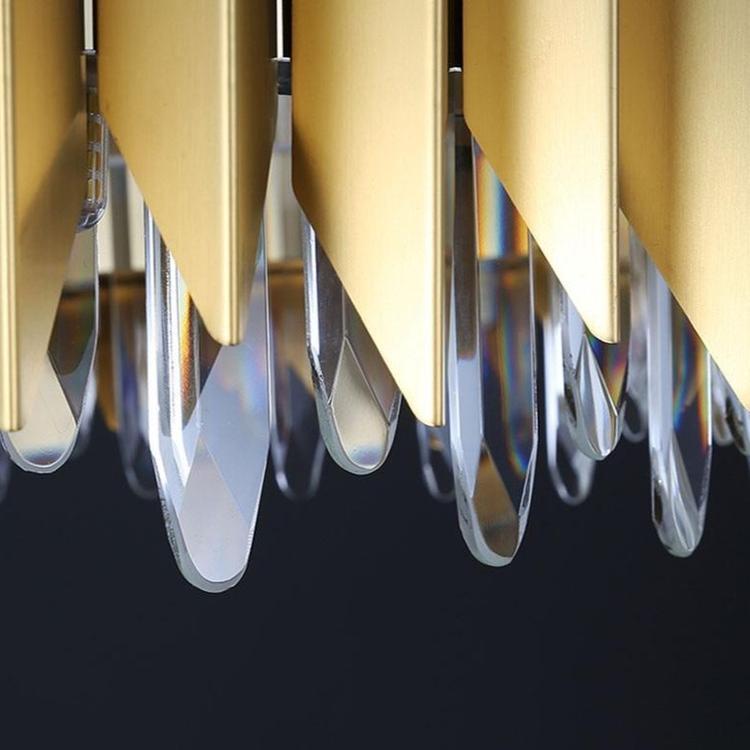 Glacia Halo Crystal Chandelier For living room