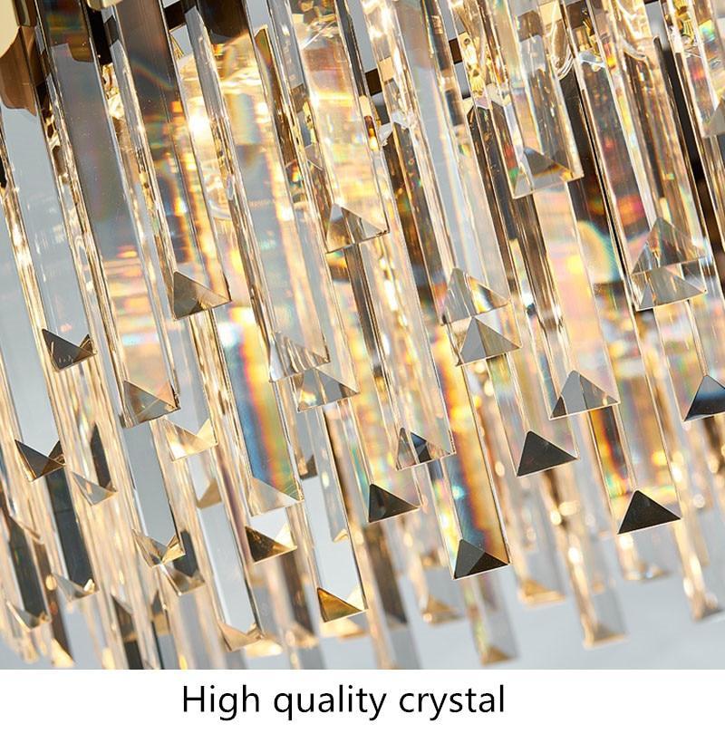 Glacia Rectangular Crystal Chandelier