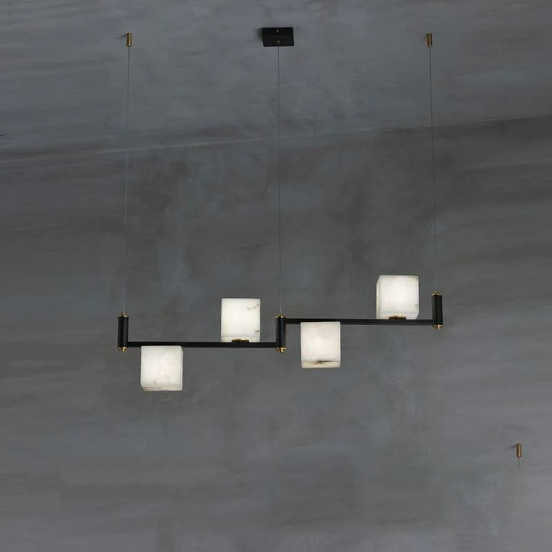 Alabaster Cubic Dining Table Pendant - thebelacan