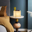 Alabaster Cubic Table Lamp - thebelacan