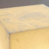 Alabaster Cubic Table Lamp - thebelacan