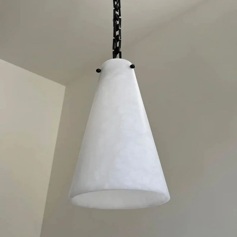 Alabaster Modern 3-light Marble Chandelier - thebelacan
