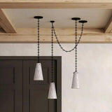 Alabaster Modern 3-light Marble Chandelier - thebelacan